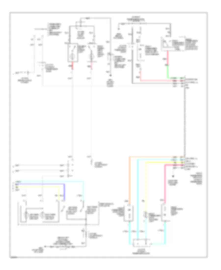 Courtesy Lamps Wiring Diagram 3 of 3 for Acura RL 2010