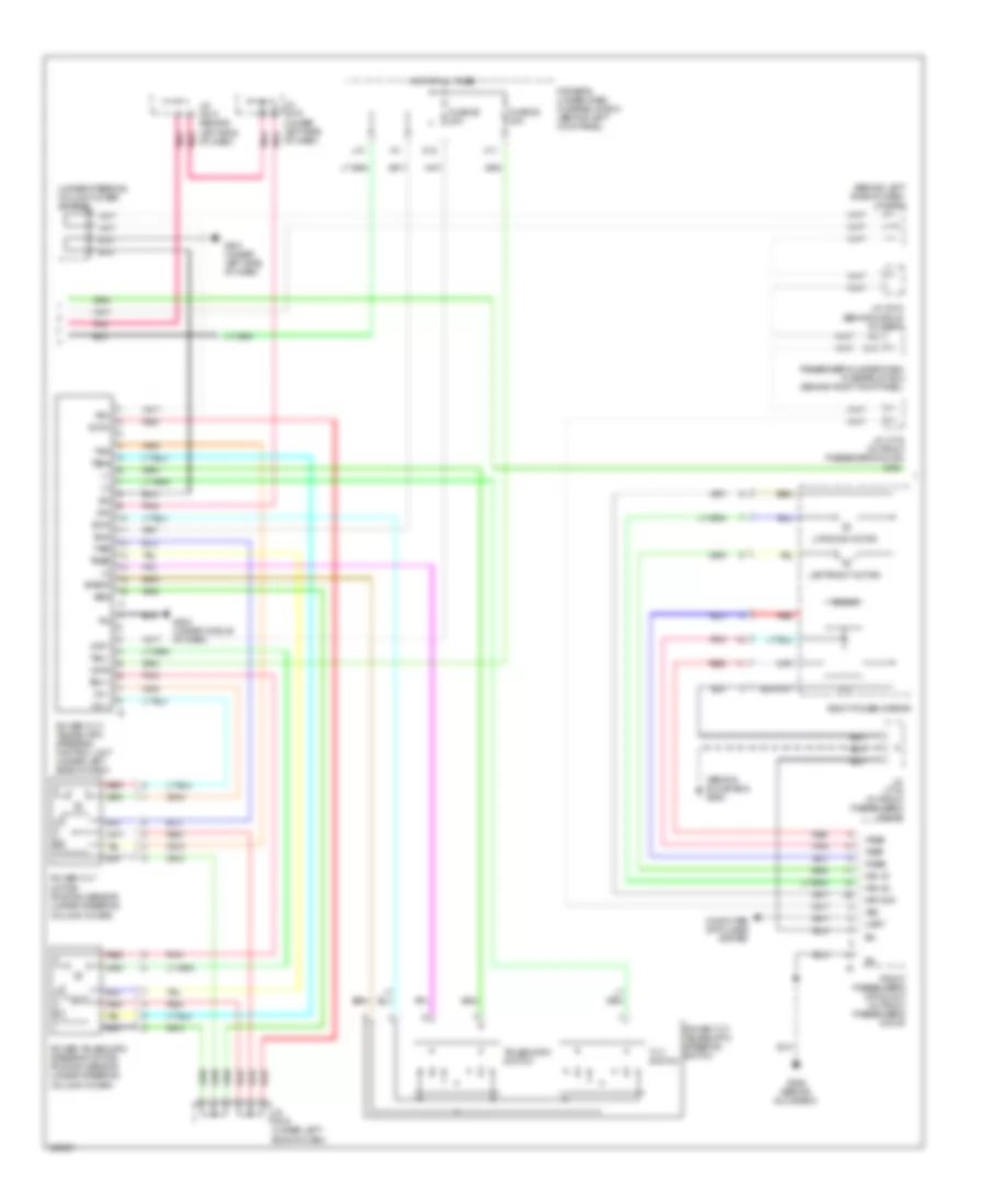 Memory Systems Wiring Diagram 3 of 4 for Acura RL 2010