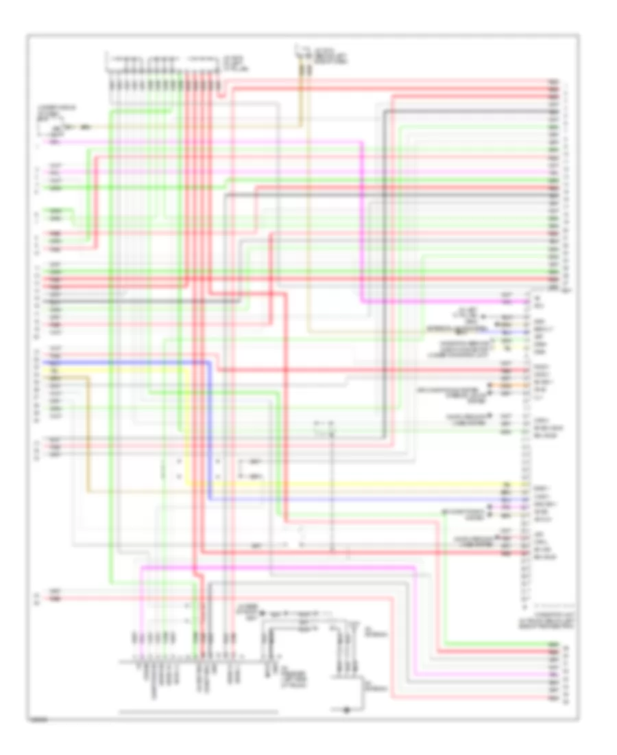 Navigation Wiring Diagram, Except USA (4 of 7) for Acura RL 2010