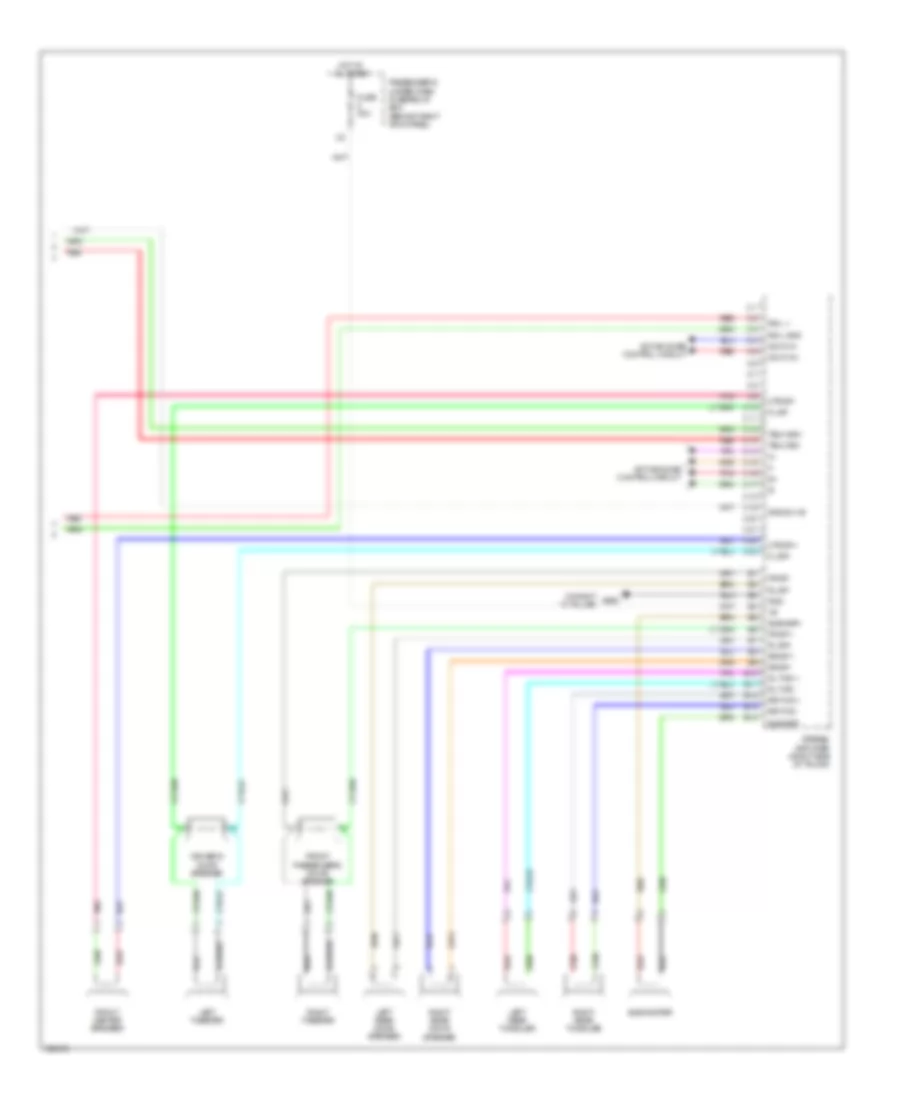 Radio Wiring Diagram, USA (7 of 7) for Acura RL 2010
