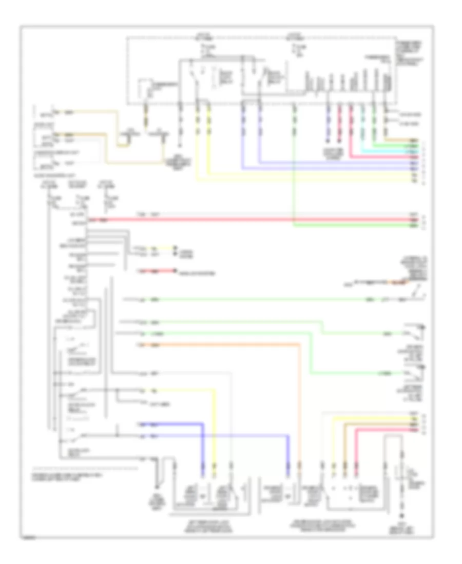 Forced Entry Wiring Diagram 1 of 2 for Acura TL 2010