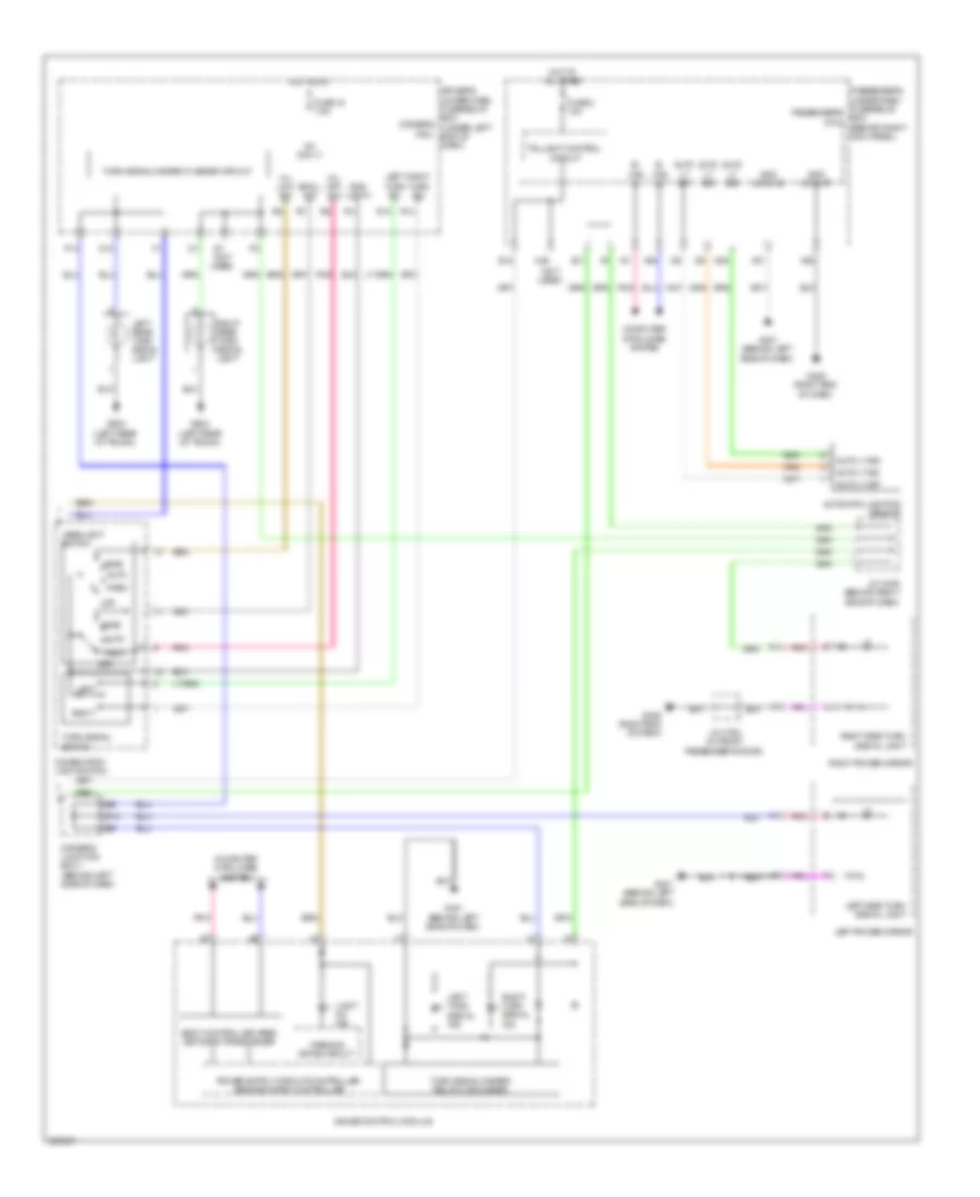 Exterior Lamps Wiring Diagram (2 of 2) for Acura TL 2010