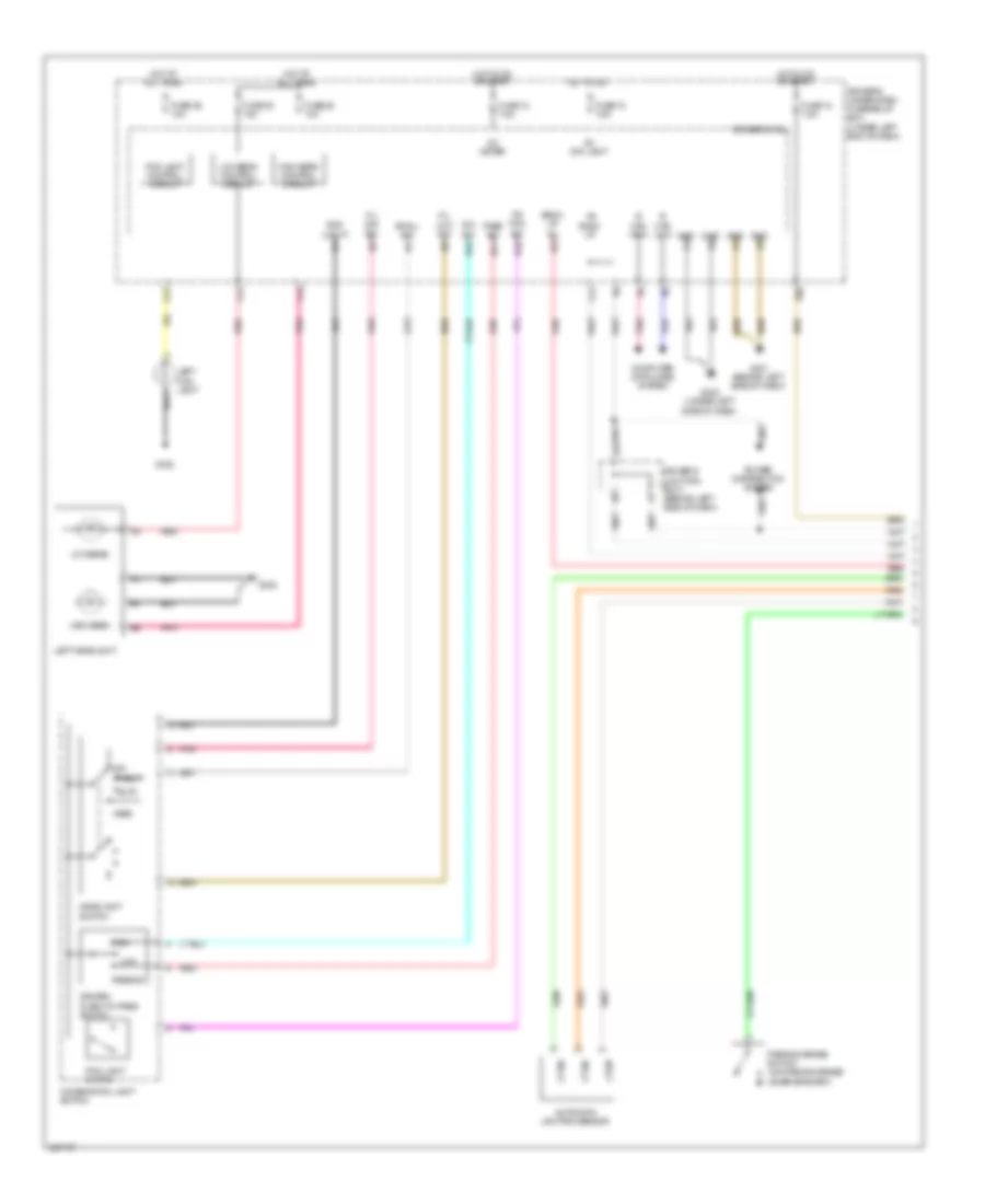 Headlights Wiring Diagram 1 of 2 for Acura TL 2010