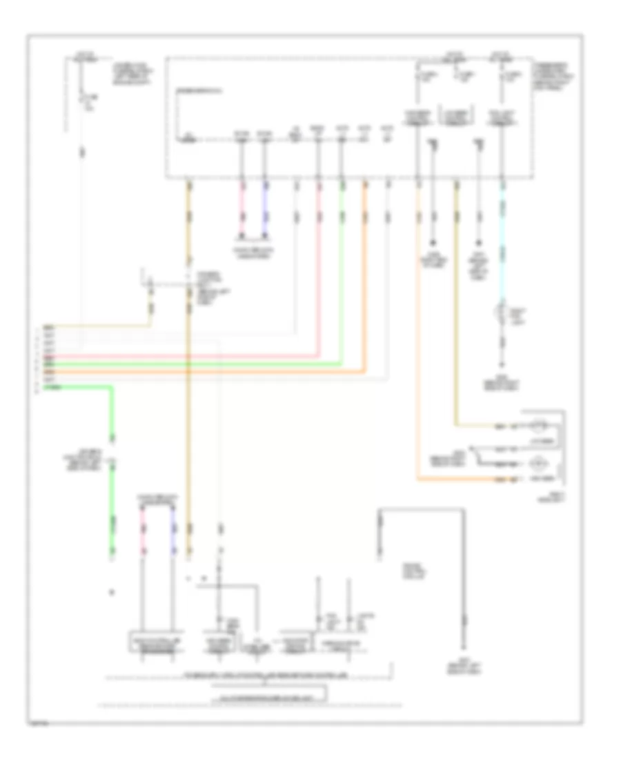 Headlights Wiring Diagram (2 of 2) for Acura TL 2010
