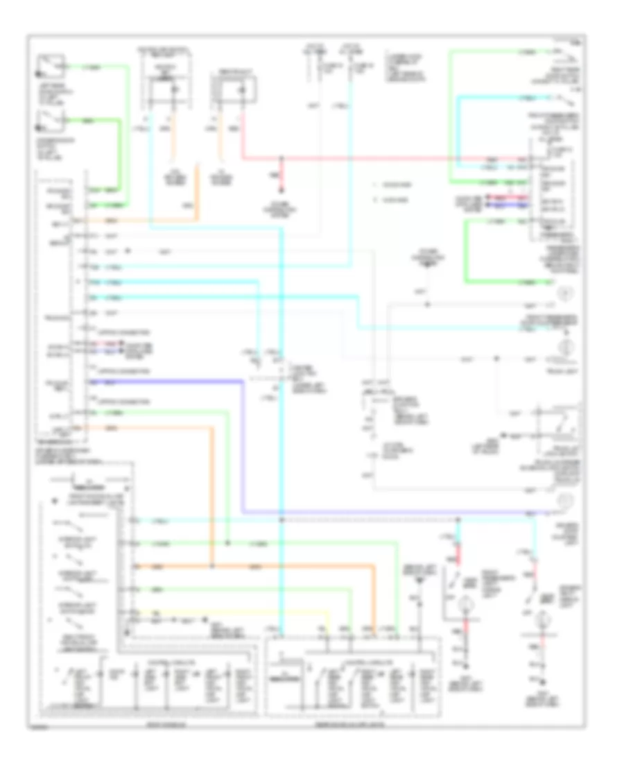 Courtesy Lamps Wiring Diagram for Acura TL 2010