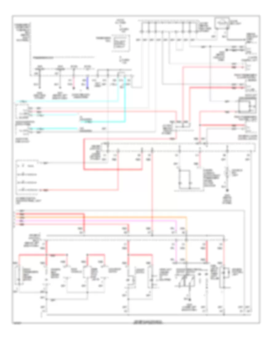 Instrument Illumination Wiring Diagram 2 of 2 for Acura TL 2010