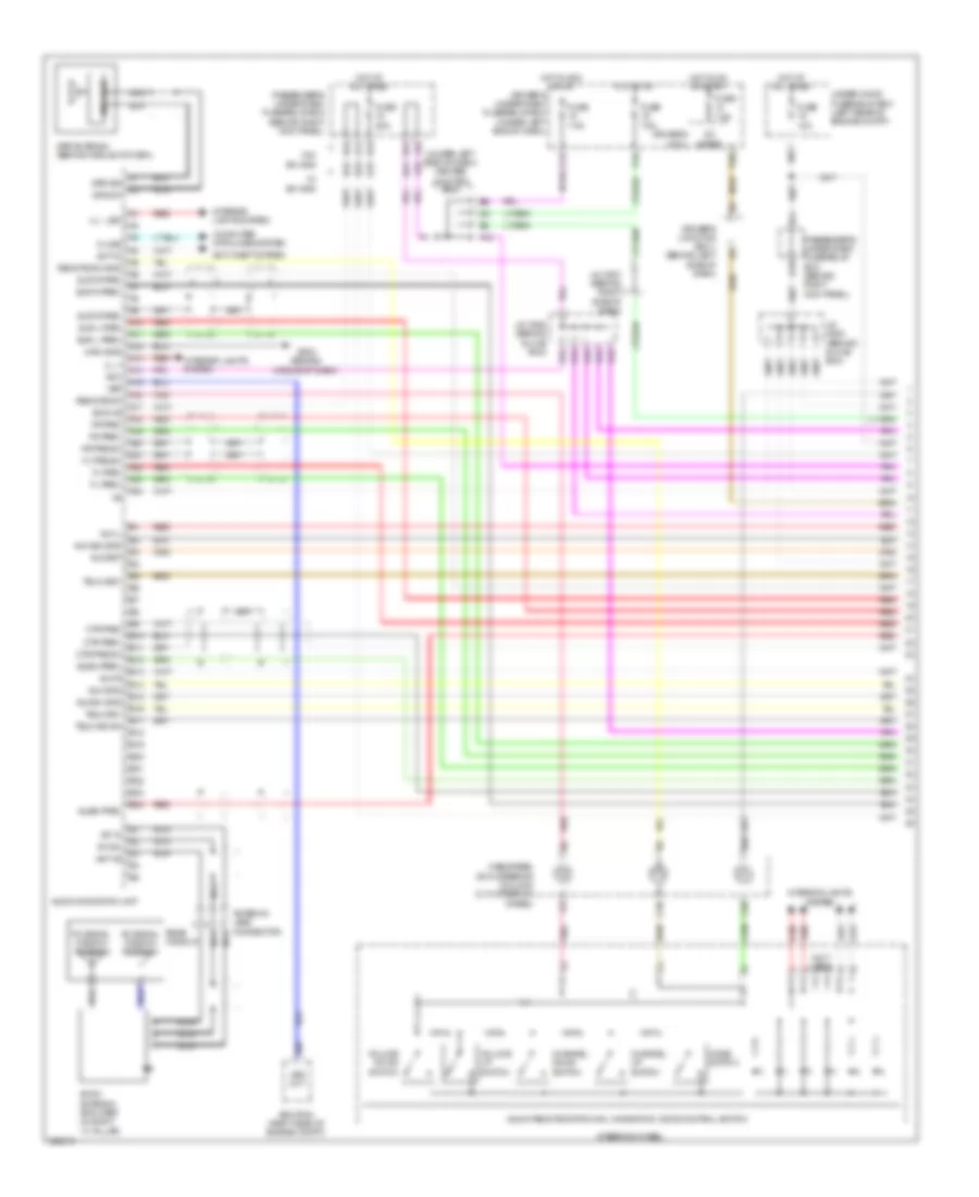 Navigation Wiring Diagram 1 of 5 for Acura TL 2010
