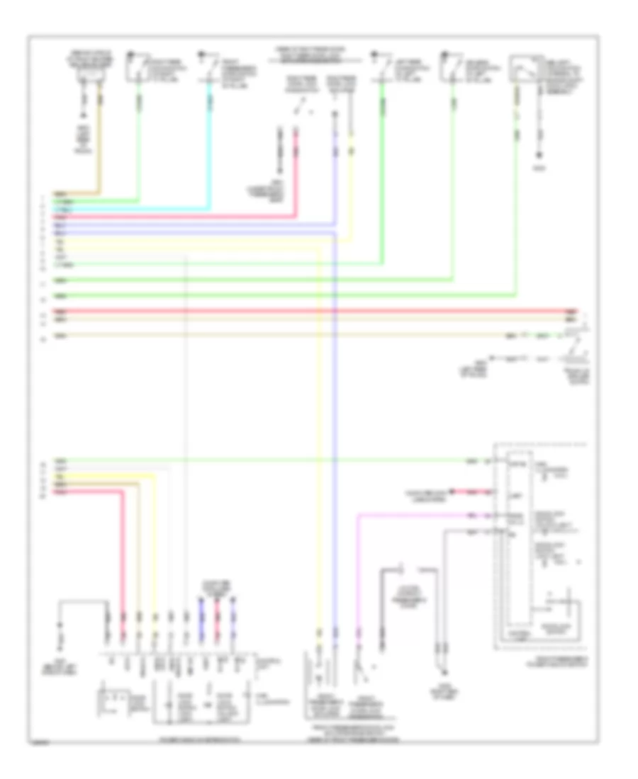 Power Door Locks Wiring Diagram, with Keyless Access (2 of 5) for Acura TL 2010