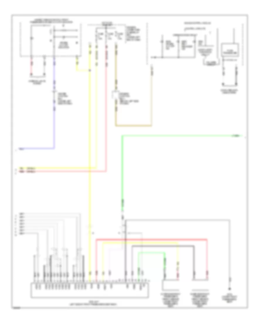 Supplemental Restraints Wiring Diagram (2 of 3) for Acura TL 2010