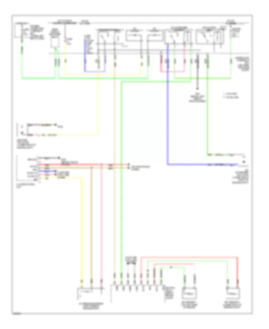 Cooling Fan Wiring Diagram for Acura TL SH-AWD 2010