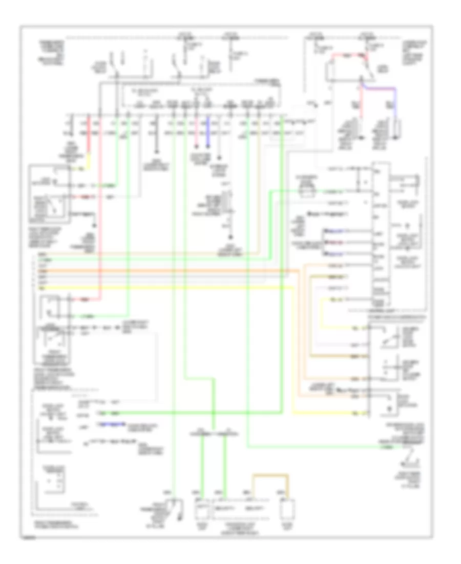 Forced Entry Wiring Diagram 2 of 2 for Acura TSX 2010