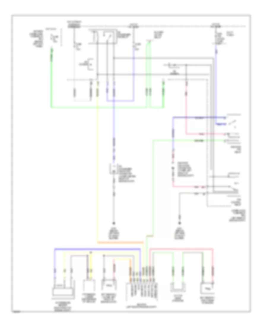 2 4L Cooling Fan Wiring Diagram for Acura TSX 2010