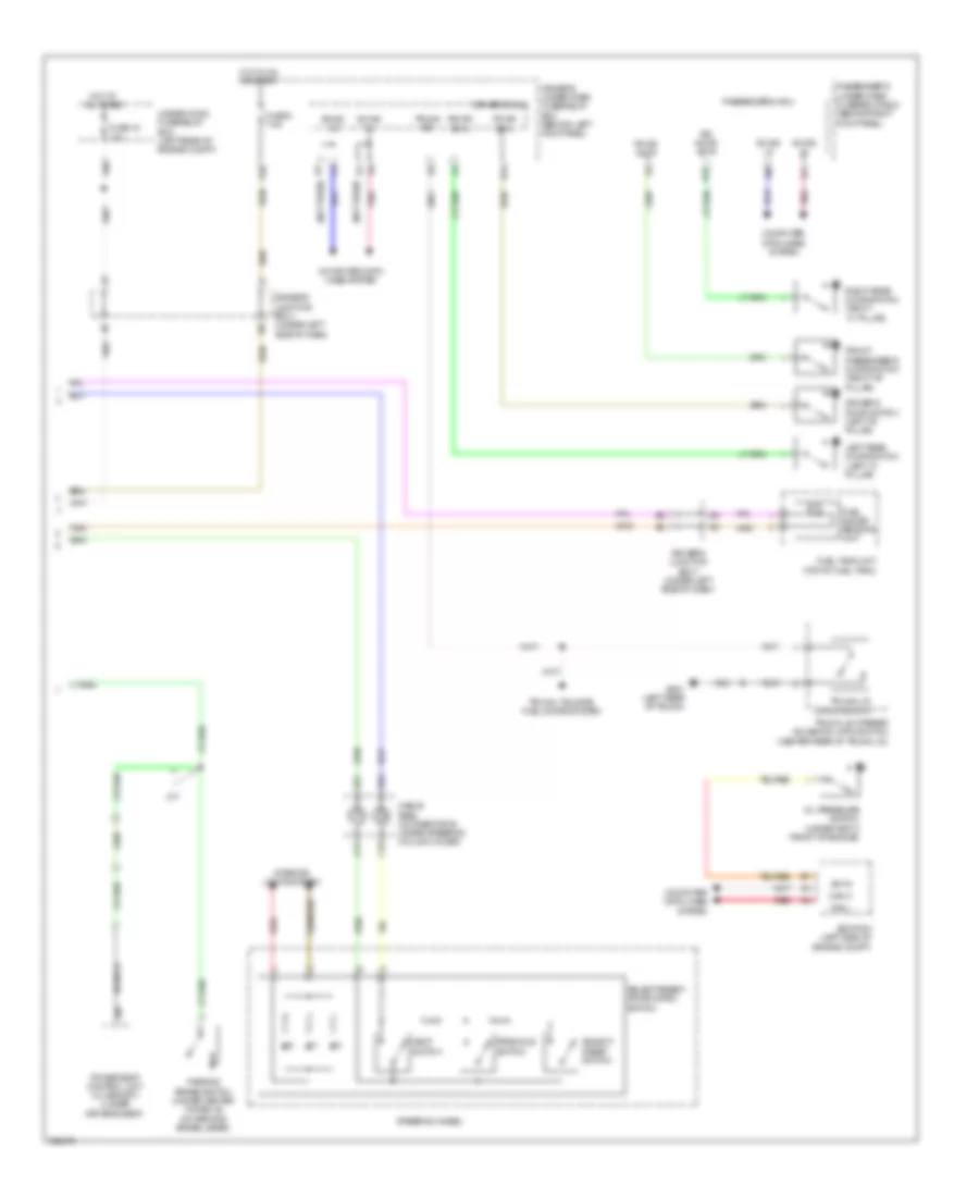 2 4L Instrument Cluster Wiring Diagram 2 of 2 for Acura TSX 2010