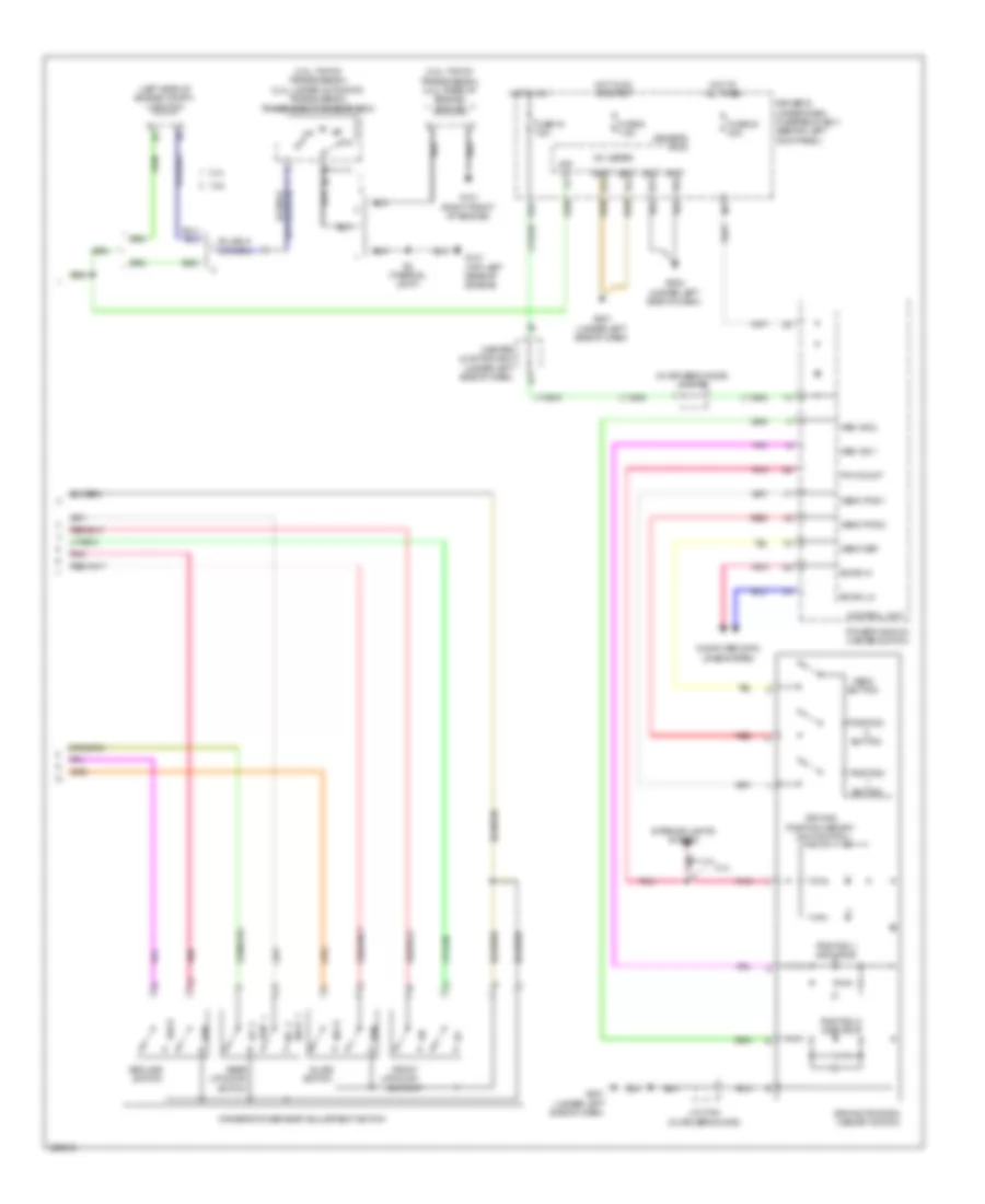Memory Systems Wiring Diagram 2 of 2 for Acura TSX 2010