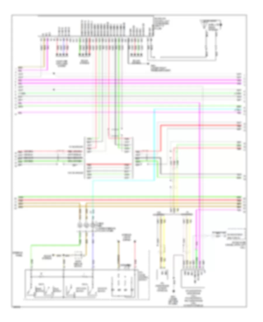 Navigation Wiring Diagram 3 of 4 for Acura TSX 2010