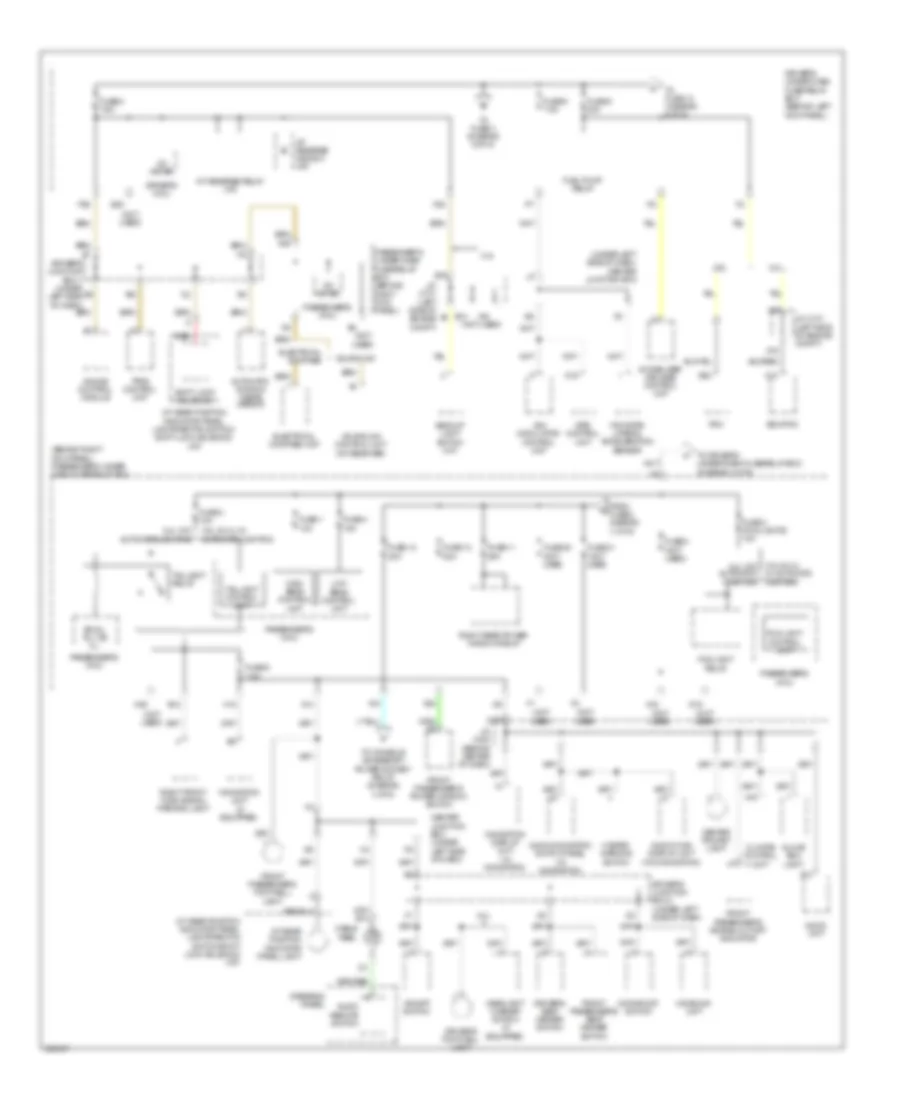Power Distribution Wiring Diagram 3 of 6 for Acura TSX 2010