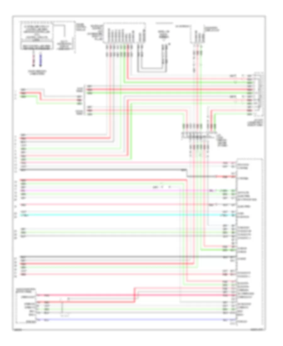 Radio Wiring Diagram with ELS 4 of 4 for Acura TSX 2010