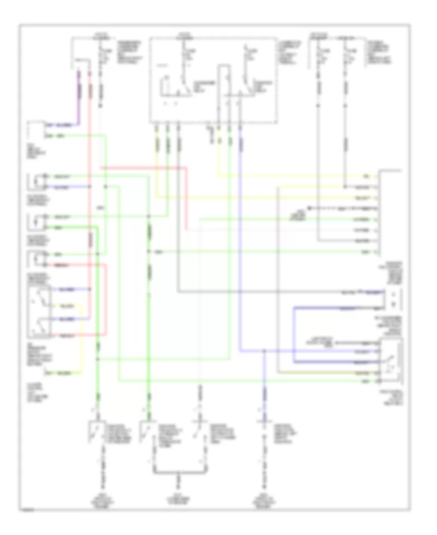 Cooling Fan Wiring Diagram Type S for Acura 3 2CL 2002