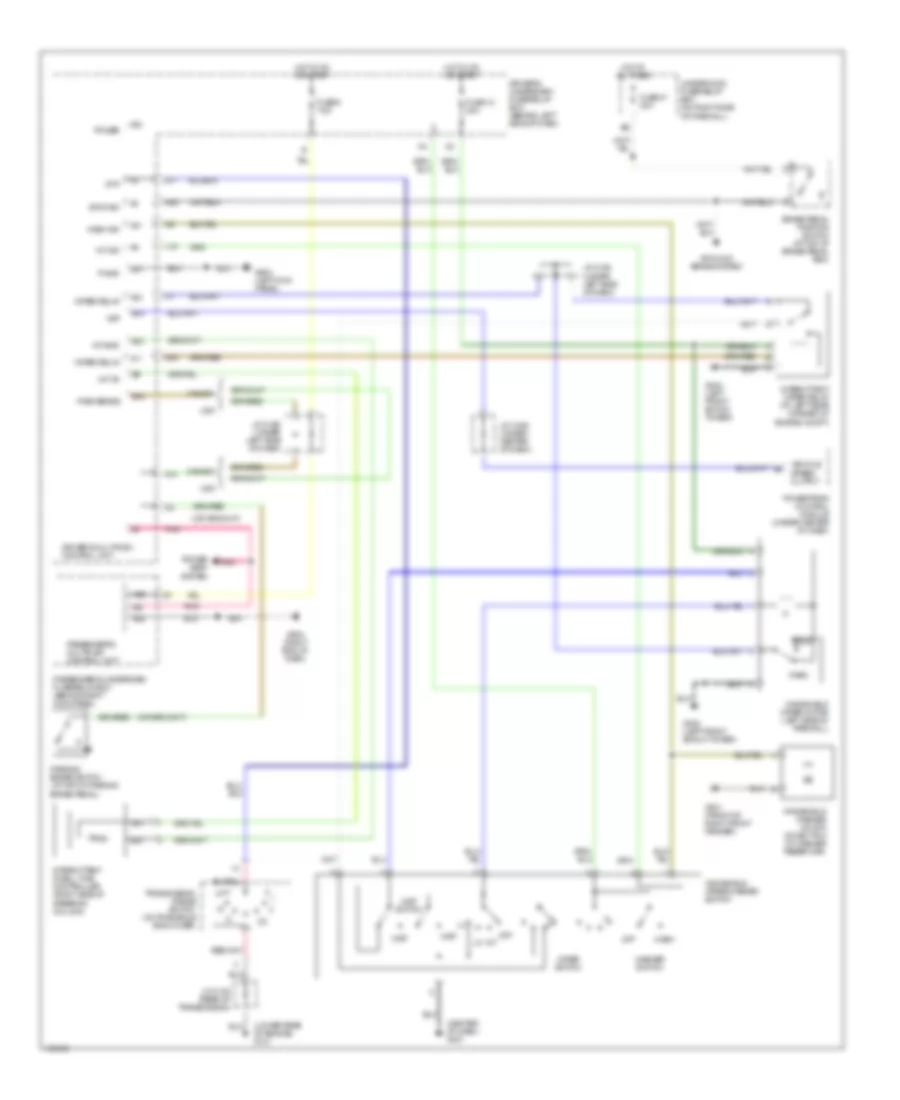 WiperWasher Wiring Diagram for Acura 3.2CL 2002