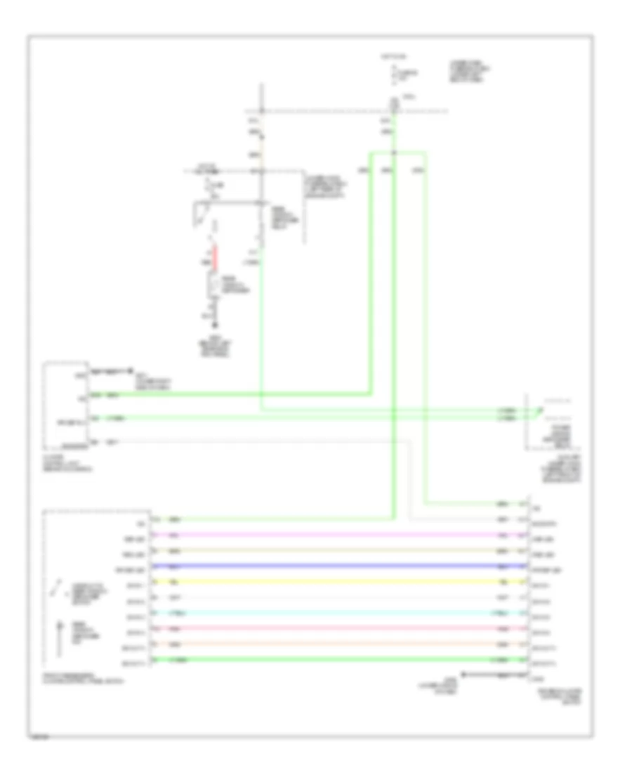 Rear Defogger Wiring Diagram for Acura RDX 2011