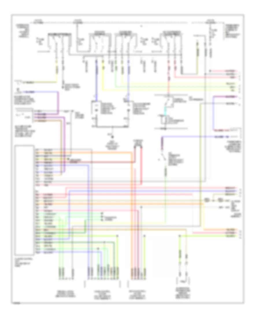 Automatic AC Wiring Diagram, Premium Model (1 of 2) for Acura 3.2CL Type S 2002
