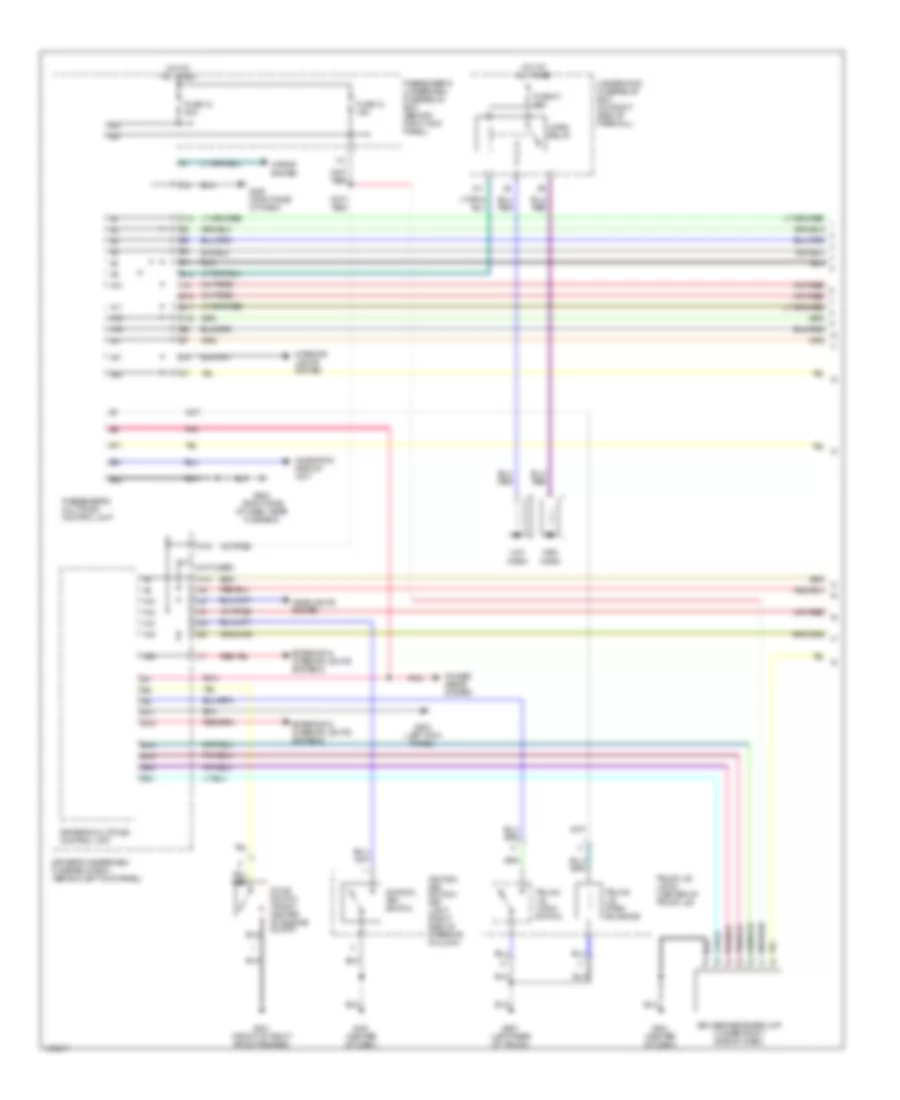 Anti theft Wiring Diagram 1 of 2 for Acura 3 2CL Type S 2002