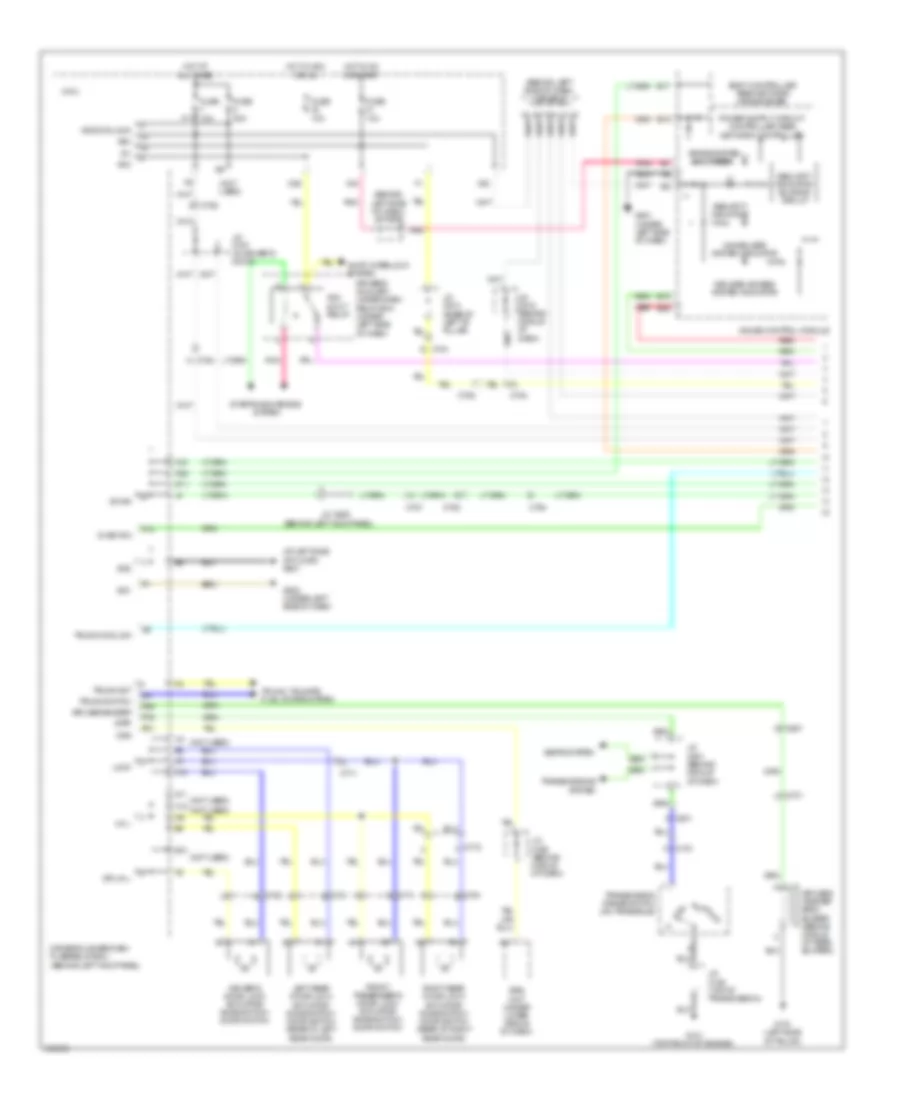 Forced Entry Wiring Diagram 1 of 5 for Acura RL 2011