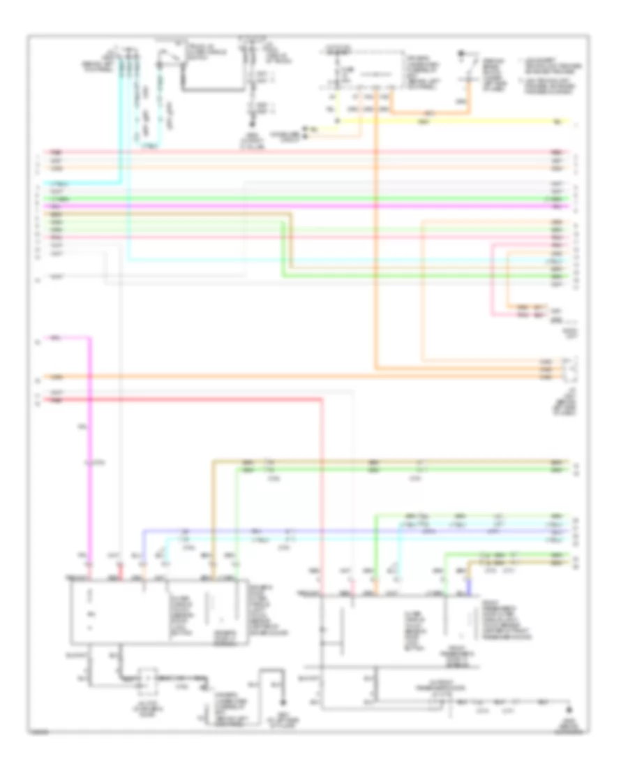 Forced Entry Wiring Diagram 4 of 5 for Acura RL 2011