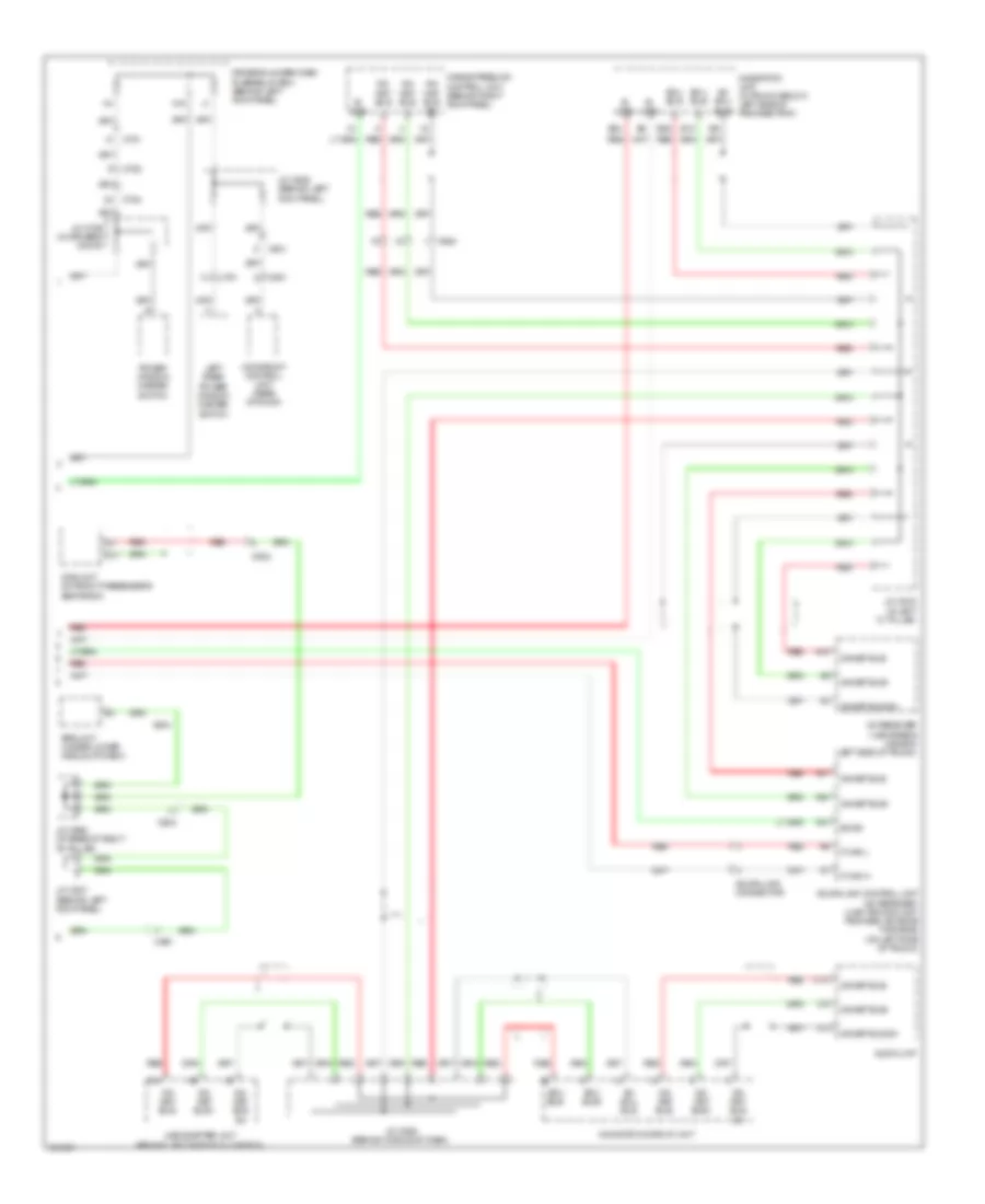 High Low Bus Wiring Diagram 2 of 2 for Acura RL 2011