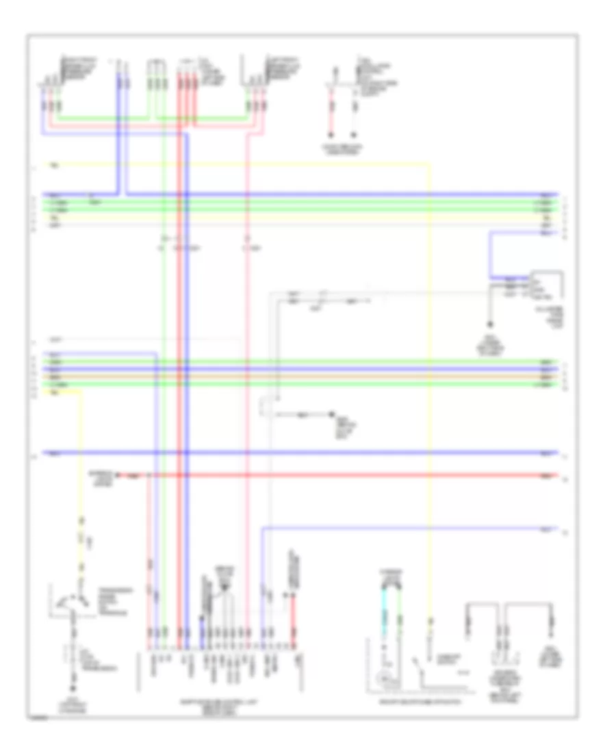Adaptive Cruise Control Wiring Diagram (2 of 3) for Acura RL 2011