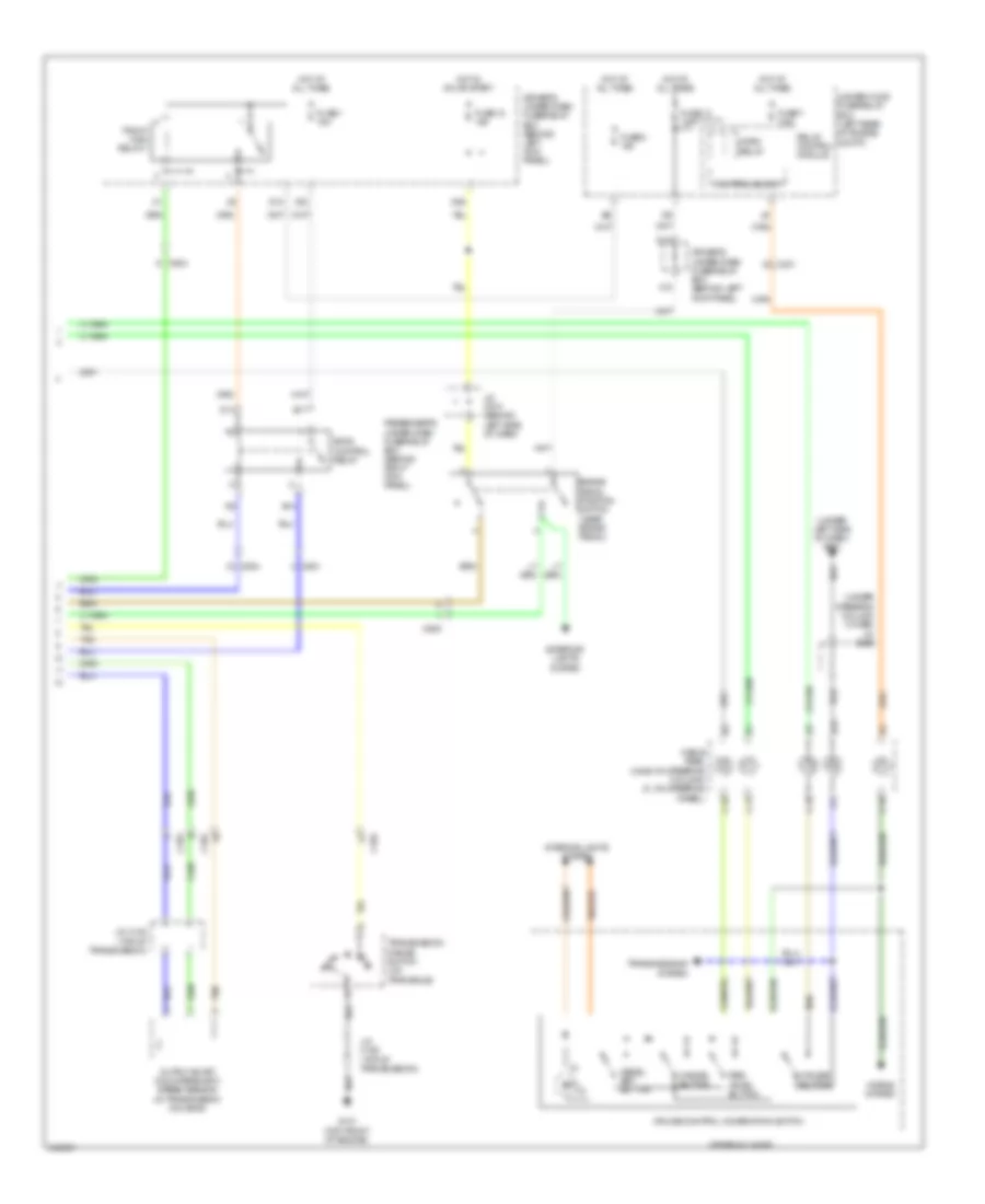 Cruise Control Wiring Diagram (2 of 2) for Acura RL 2011