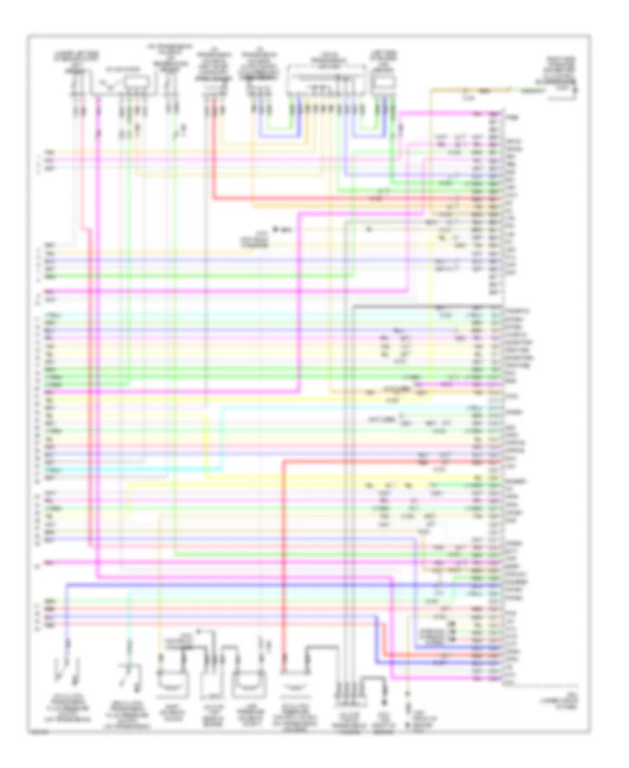 3.7L, Engine Performance Wiring Diagram (7 of 7) for Acura RL 2011