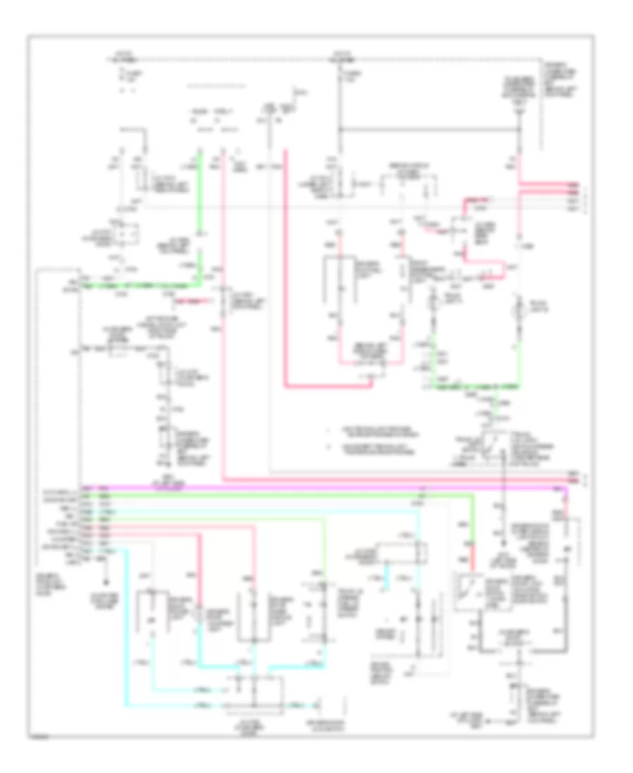 Courtesy Lamps Wiring Diagram 1 of 3 for Acura RL 2011