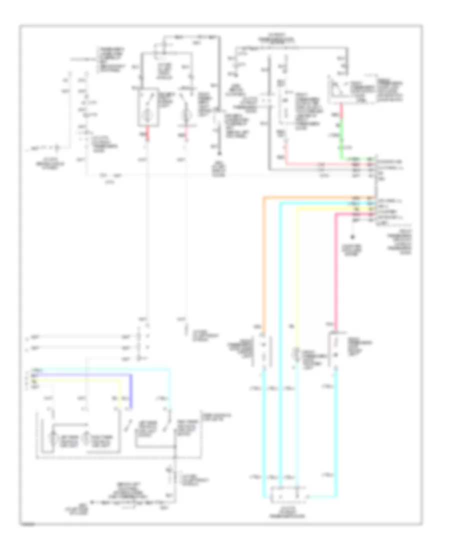 Courtesy Lamps Wiring Diagram 3 of 3 for Acura RL 2011