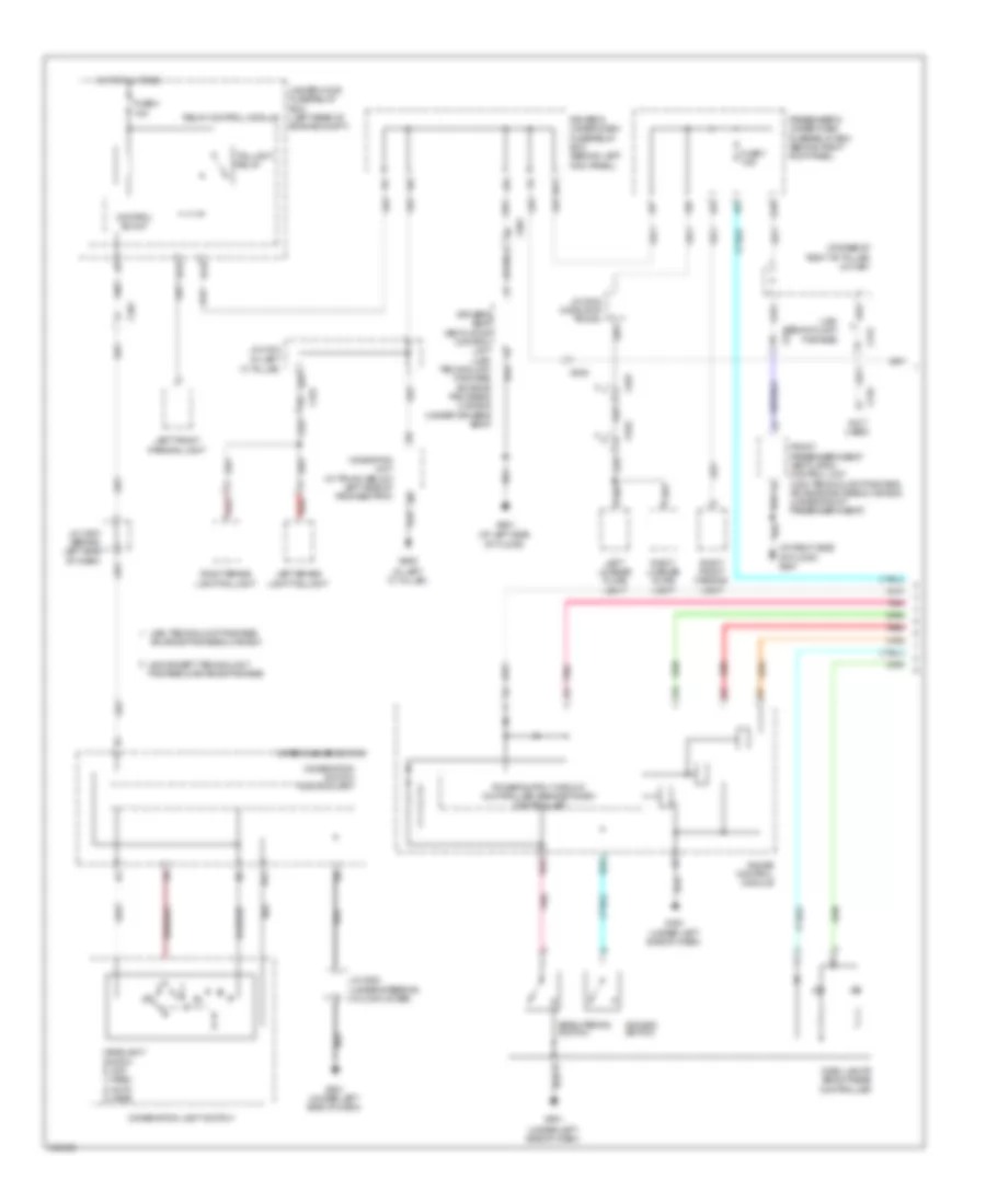 Instrument Illumination Wiring Diagram 1 of 3 for Acura RL 2011