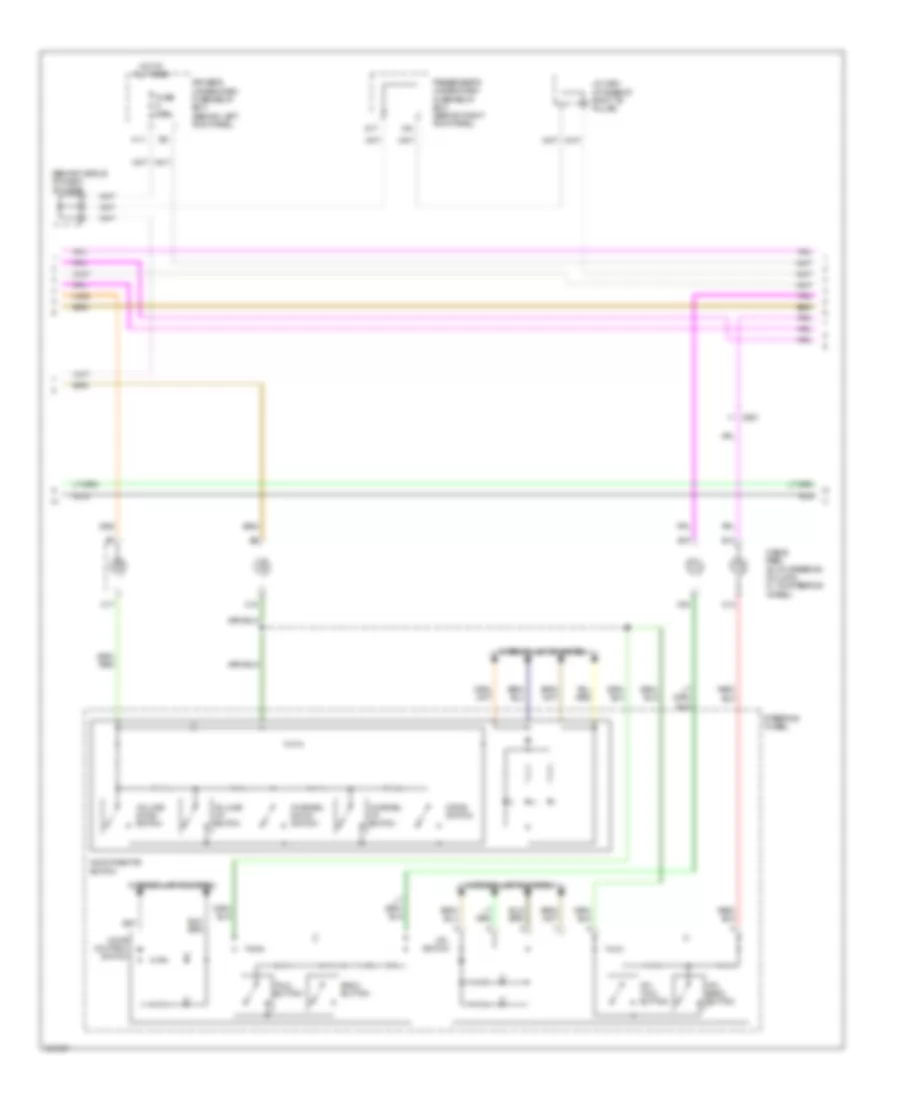 Navigation Wiring Diagram, USA (2 of 7) for Acura RL 2011