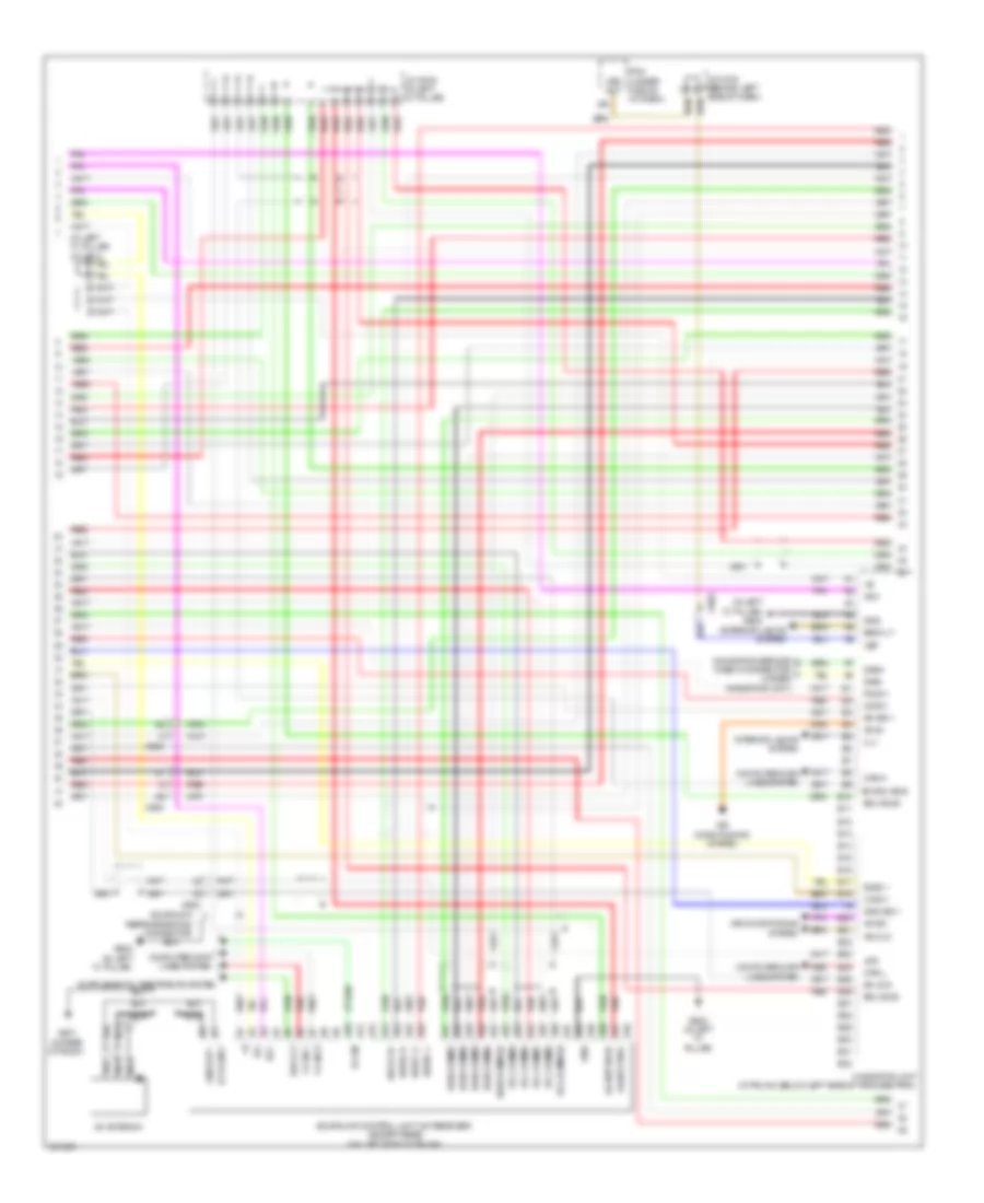 Navigation Wiring Diagram, USA (4 of 7) for Acura RL 2011