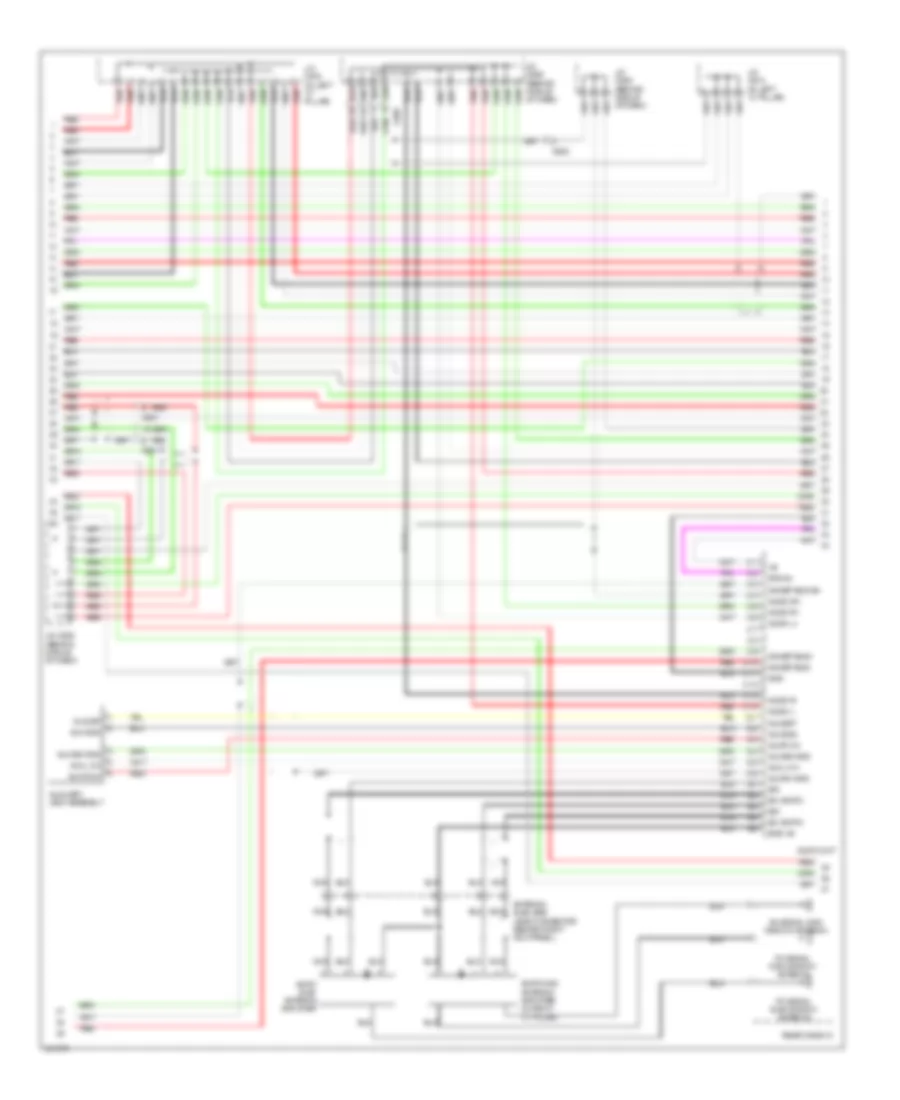 Radio Wiring Diagram, USA (5 of 7) for Acura RL 2011