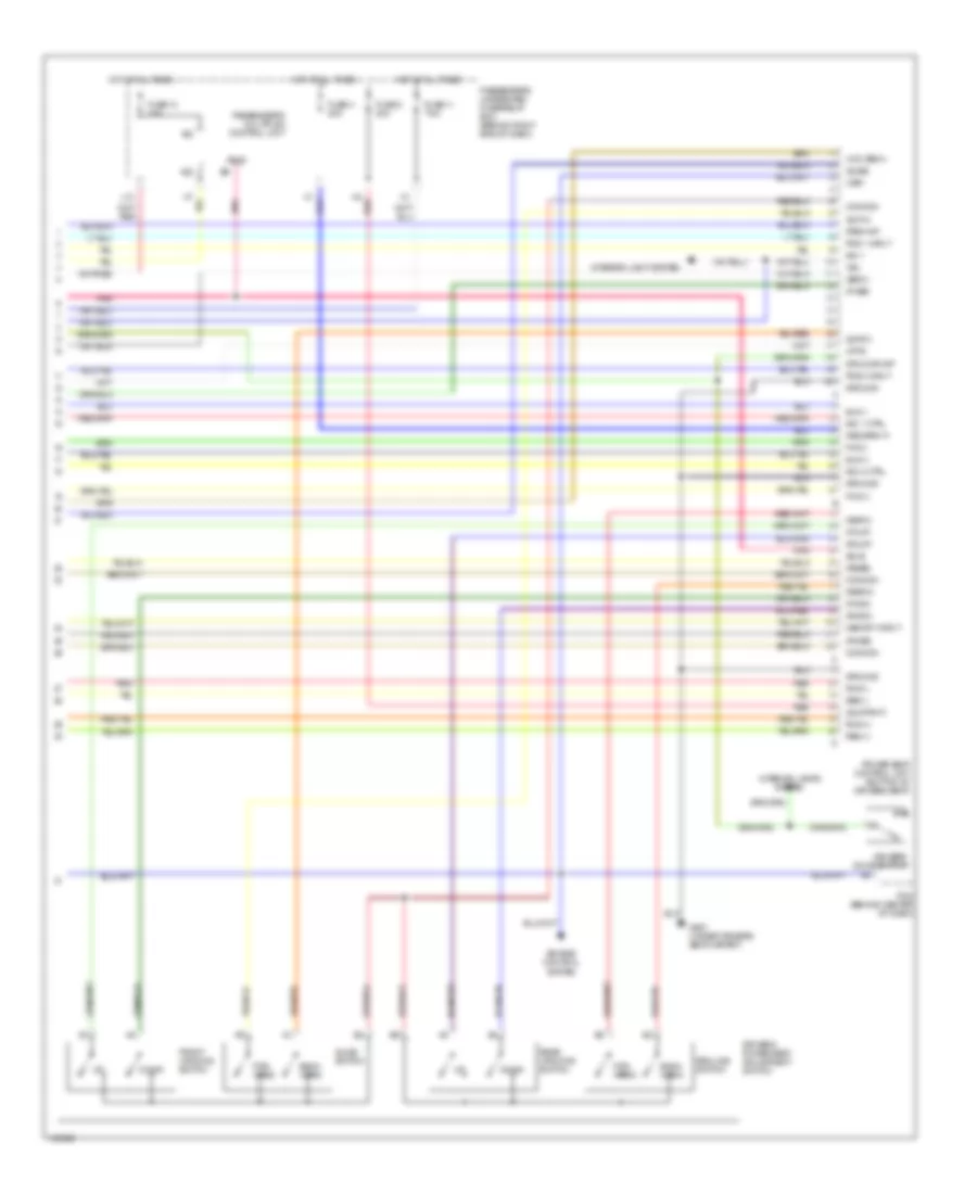 Drivers Memory Seat Wiring Diagram (2 of 2) for Acura 3.2TL 2002