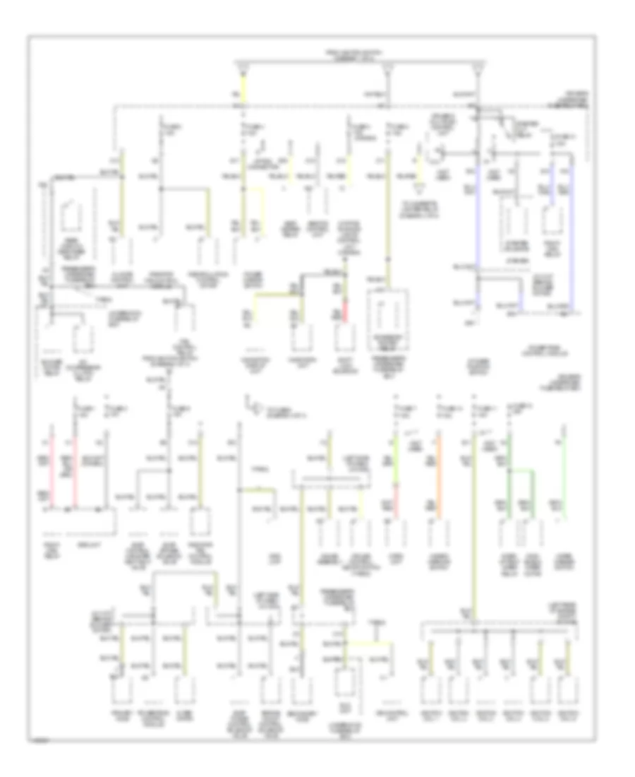 Power Distribution Wiring Diagram (2 of 4) for Acura 3.2TL 2002