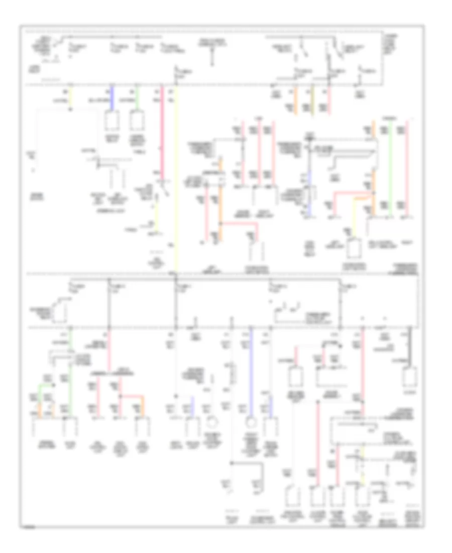 Power Distribution Wiring Diagram 3 of 4 for Acura 3 2TL 2002