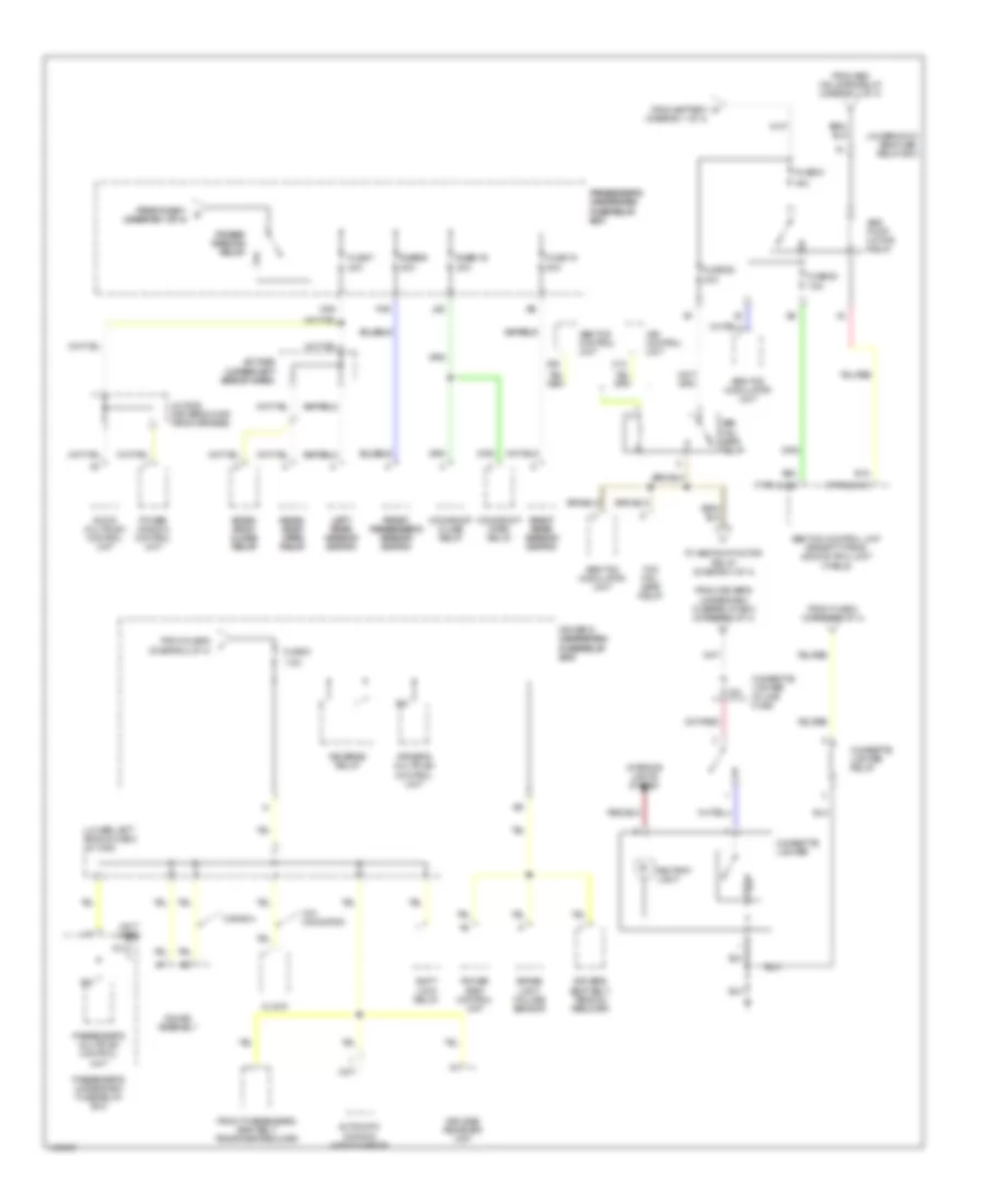 Power Distribution Wiring Diagram (4 of 4) for Acura 3.2TL 2002