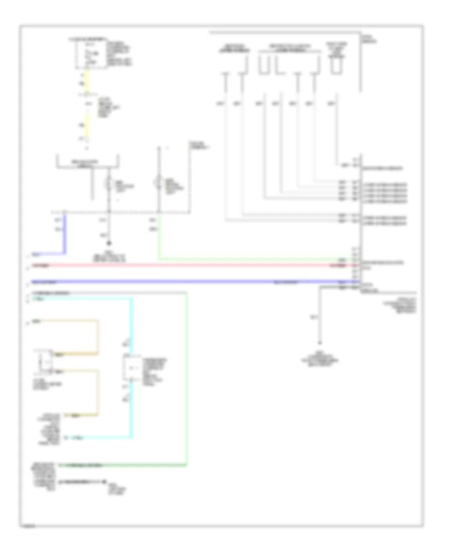 Supplemental Restraints Wiring Diagram 2 of 2 for Acura 3 2TL 2002