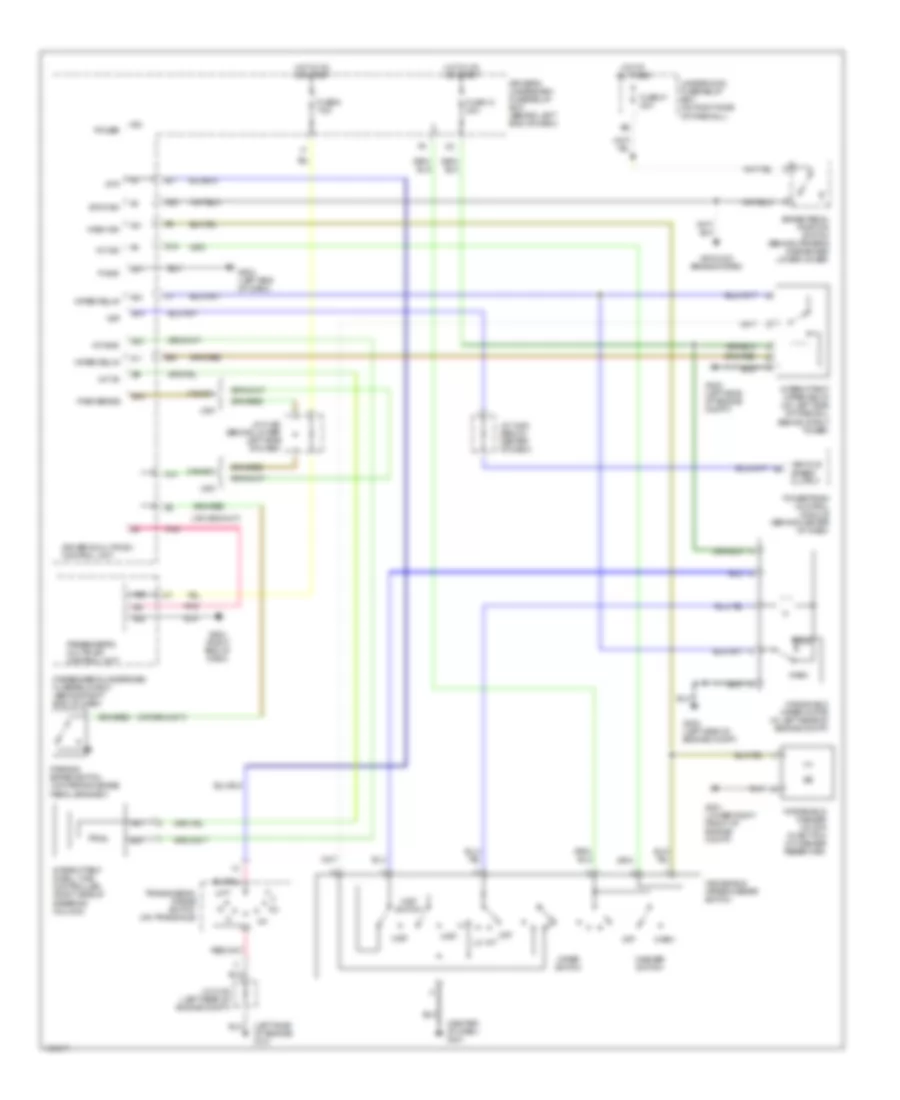 WiperWasher Wiring Diagram for Acura 3.2TL 2002
