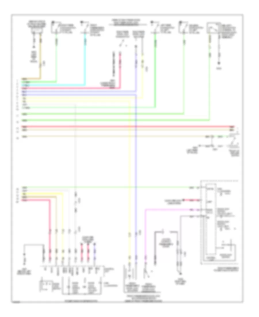 Forced Entry Wiring Diagram with Keyless Access 2 of 5 for Acura TL 2011