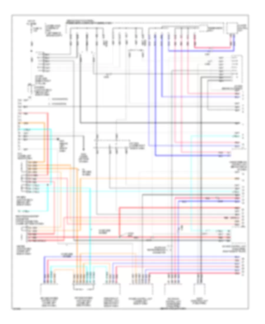 Computer Data Lines Wiring Diagram 1 of 3 for Acura TL 2011
