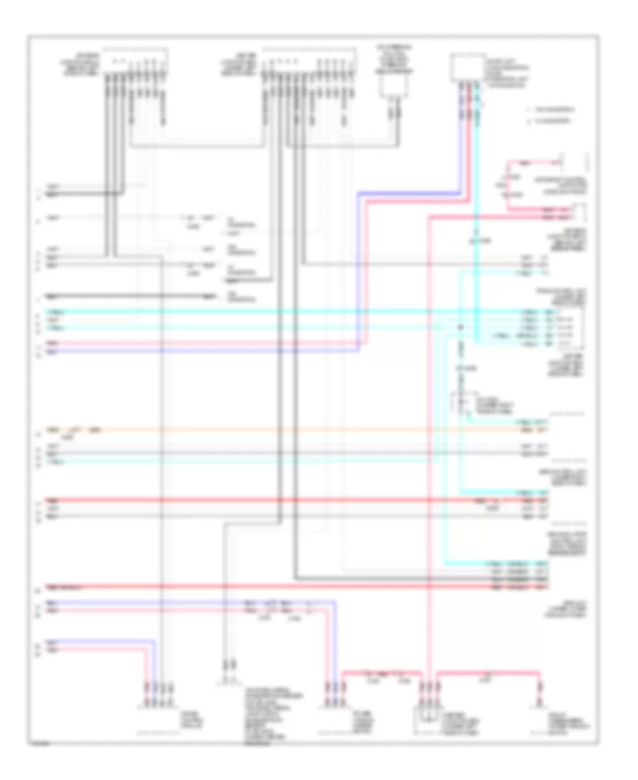 Computer Data Lines Wiring Diagram 3 of 3 for Acura TL 2011
