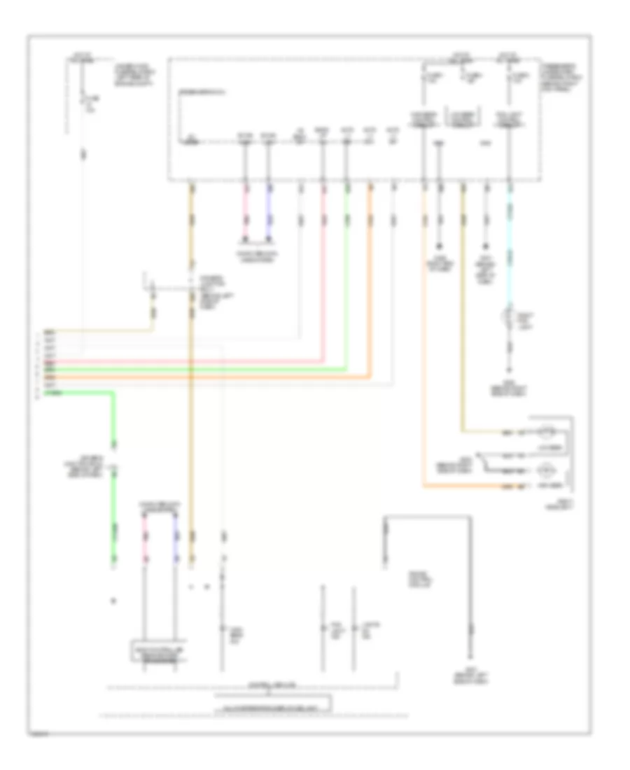 Headlights Wiring Diagram 2 of 2 for Acura TL 2011