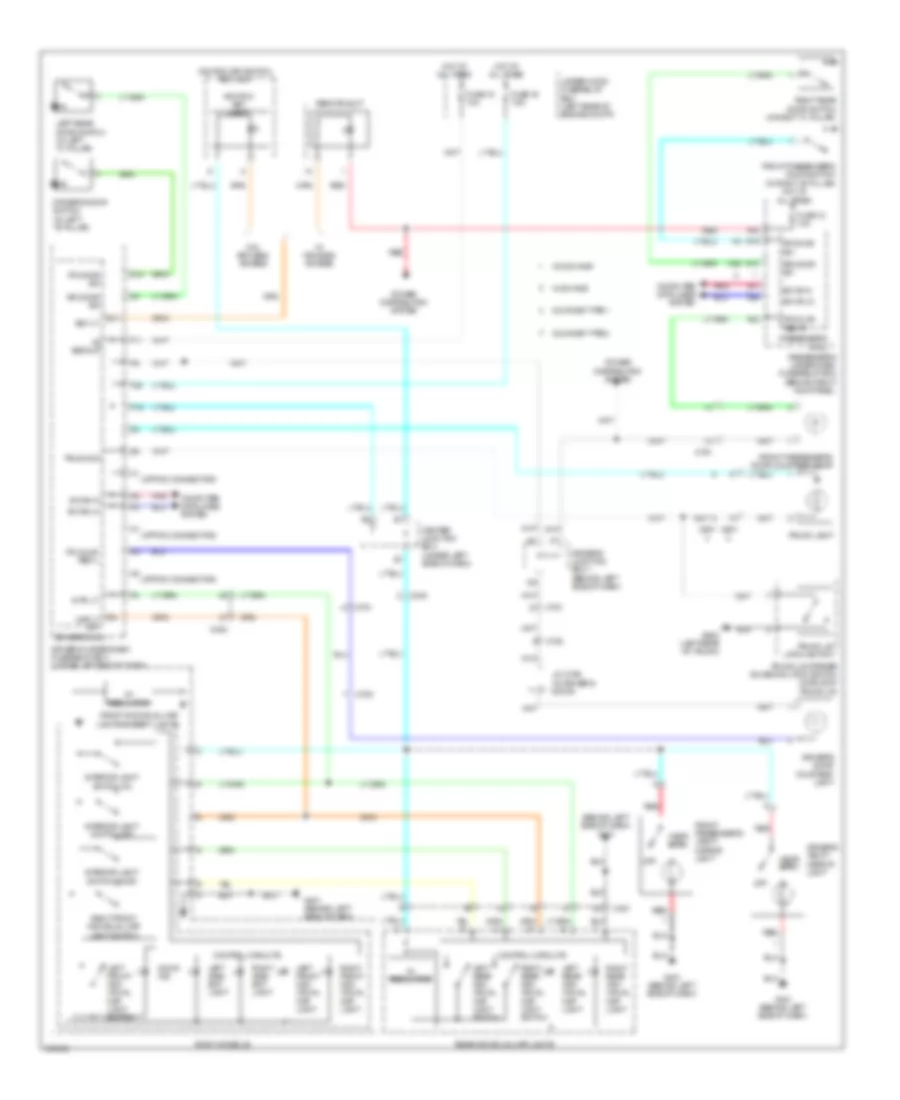 Courtesy Lamps Wiring Diagram for Acura TL 2011
