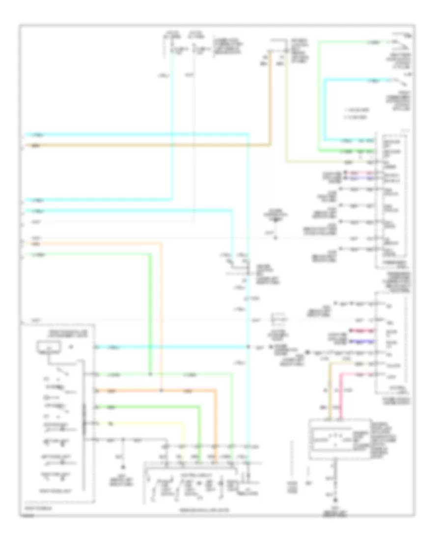 Entry Light Timer Wiring Diagram (2 of 2) for Acura TL 2011